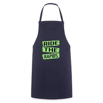 birthday present idea adrenaline junkies cool - Cooking Apron - navy - Front - AI Model Male 185 dark (185cm)