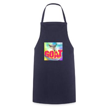 "GOAT" kids collection by ALLEYHOP - Cooking Apron - navy - Front - AI Model Male 185 dark (185cm)