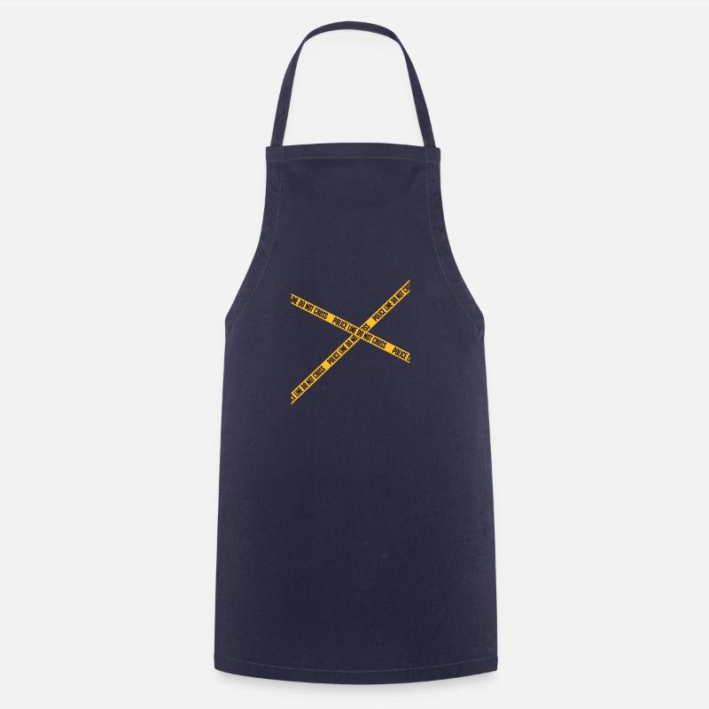 Police Line - Cooking Apron - navy