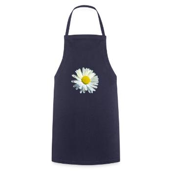 Gänseblümchen - Kochschürze - Navy - Vorne - AI Model Male 185 dark (185cm)