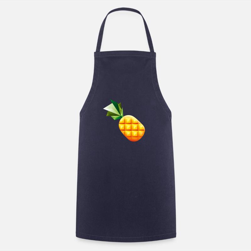 Smiley Pineapple - Kochschürze - Navy