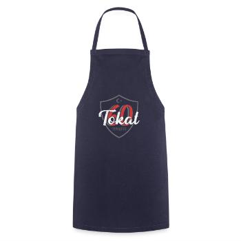 Tokat 60 - Kochschürze - Navy - Vorne - AI Model Male 185 dark (185cm)