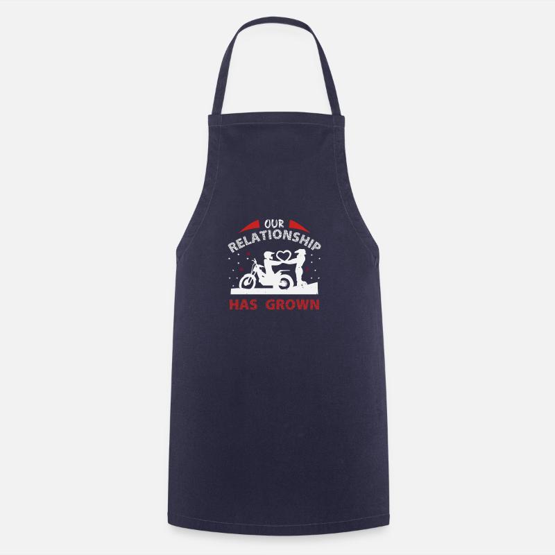 OUR RELATIONSHIP HAS GROWN - Cooking Apron - navy