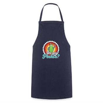 Pickelball Pickle Gurke Schläger Lustig - Kochschürze - Navy - Vorne - AI Model Male 185 dark (185cm)