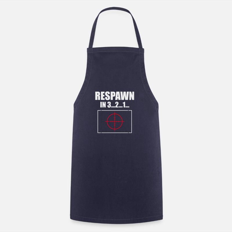 Respawn Countdown with Reticle - Cooking Apron - navy
