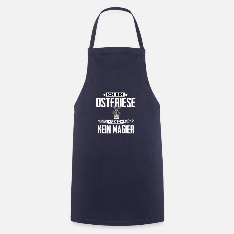 Ich bin Ostfriese - Kochschürze - Navy