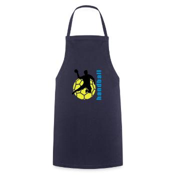 handball - Cooking Apron - navy - Front - AI Model Male 185 dark (185cm)