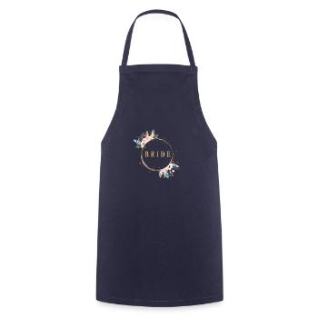 boho_bride - Cooking Apron - navy - Front - AI Model Male 185 dark (185cm)