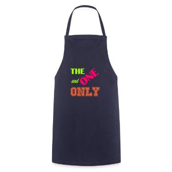 The one and only - Cooking Apron - navy - Front - AI Model Male 185 dark (185cm)