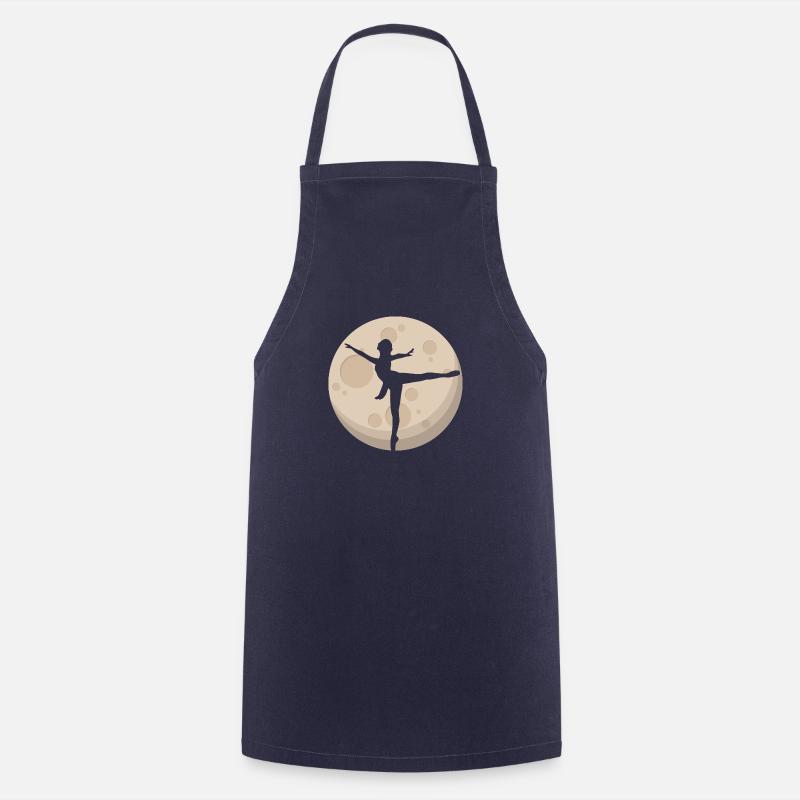 Danseur au clair de lune - Tablier de cuisine - marine