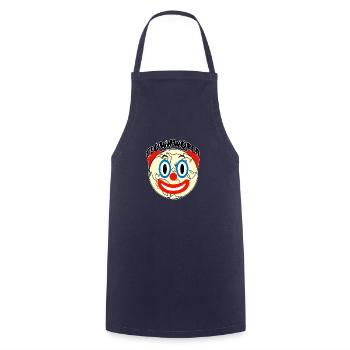 CLOWNWORLD - Tablier de cuisine - marine - Devant - AI Model Male 185 dark (185cm)