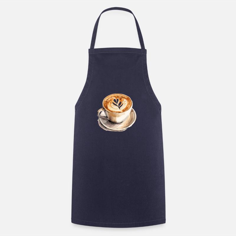 coffee - Kochschürze - Navy