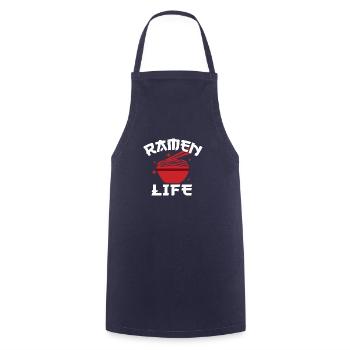 Ramen Life, Lustige Ramen-Nudeln, Japan Essen - Kochschürze - Navy - Vorne - AI Model Male 185 dark (185cm)