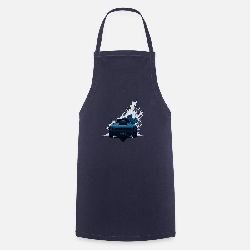 Grafitti auto - Tablier de cuisine - marine