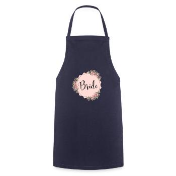 Team Bride Hen Party - Cooking Apron - navy - Front - AI Model Male 185 dark (185cm)