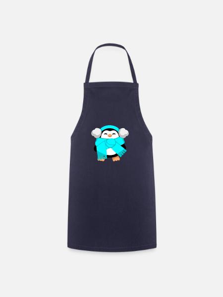 Pinguin - Kochschürze - Navy