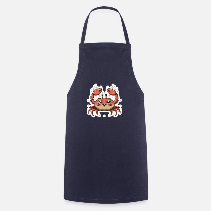 Crab Lover - Cooking Apron - navy
