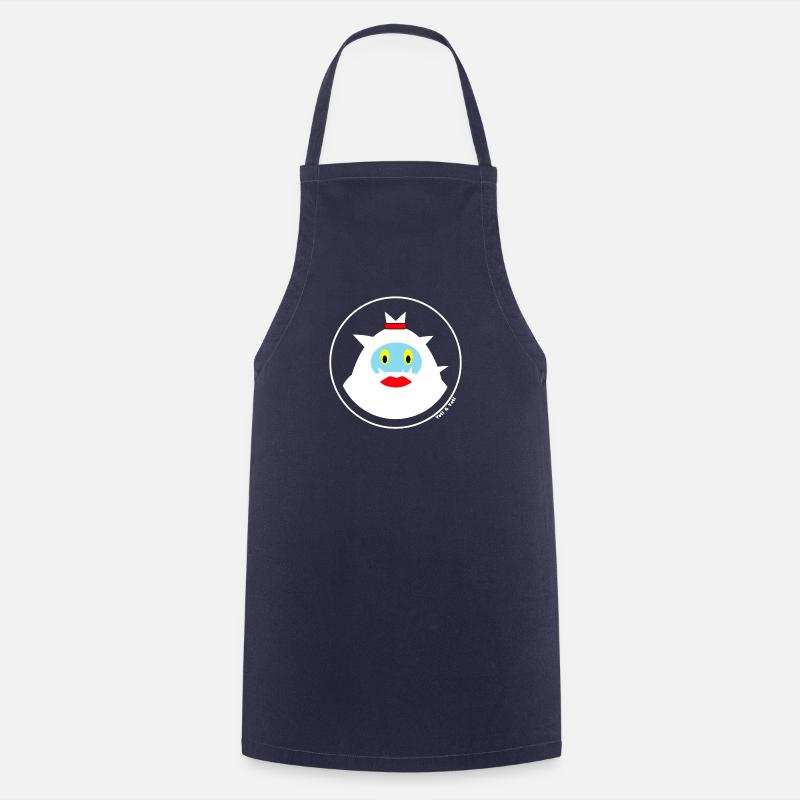 Yeti | Abzeichen | Mutter - Kochschürze - Navy