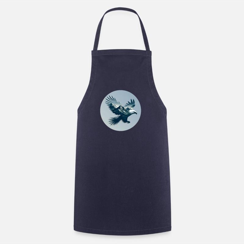 Adler - Mountains and Forests - Cooking Apron - navy