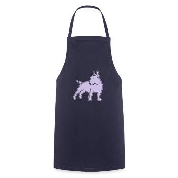 Bull Terrier cn_single_1c_4dark - Tablier de cuisine - marine - Devant - AI Model Male 185 dark (185cm)