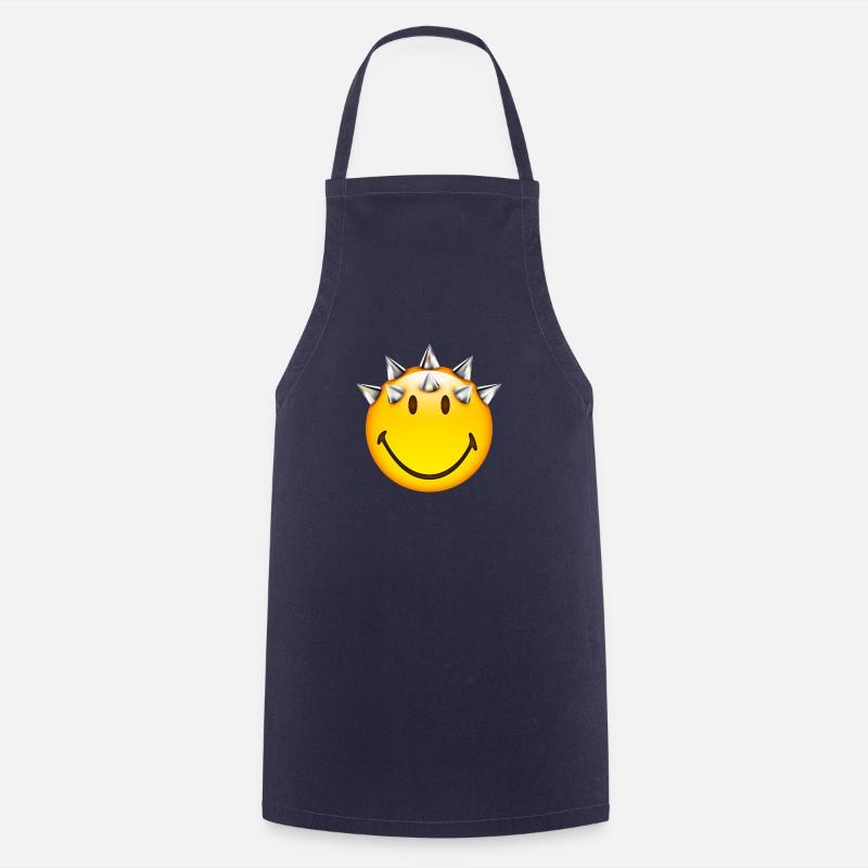 Smiley Punk - Tablier de cuisine - marine