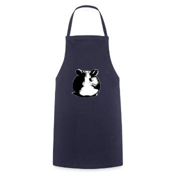 Hamster Cute Animal Rodent Animals Pet Vector 12 - Cooking Apron - navy - Front - AI Model Male 185 dark (185cm)