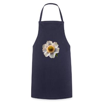 Die Blume - Kochschürze - Navy - Vorne - AI Model Male 185 dark (185cm)