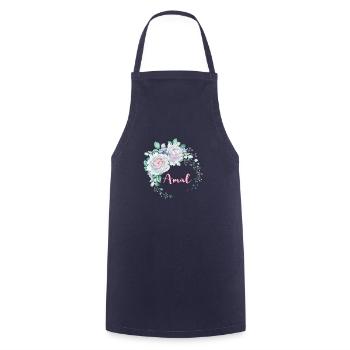 Pour Amal - Tablier de cuisine - marine - Devant - AI Model Male 185 dark (185cm)