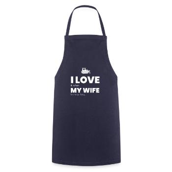 Artisan bricoleur Artisan Artisan Outil Construction - Tablier de cuisine - marine - Devant - AI Model Male 185 dark (185cm)