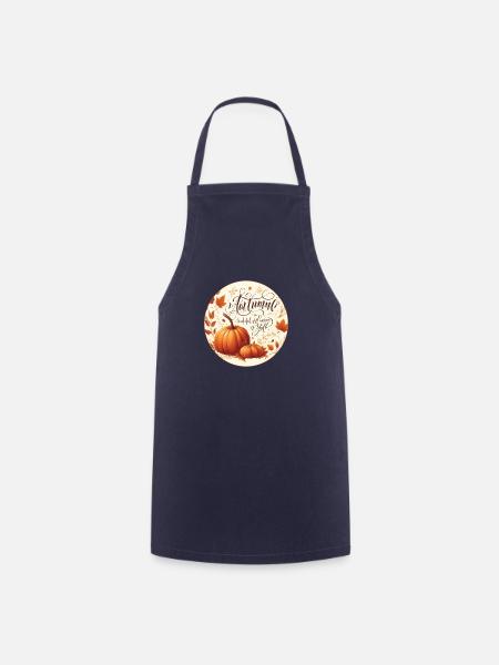 Herbstliebe - Kochschürze - Navy