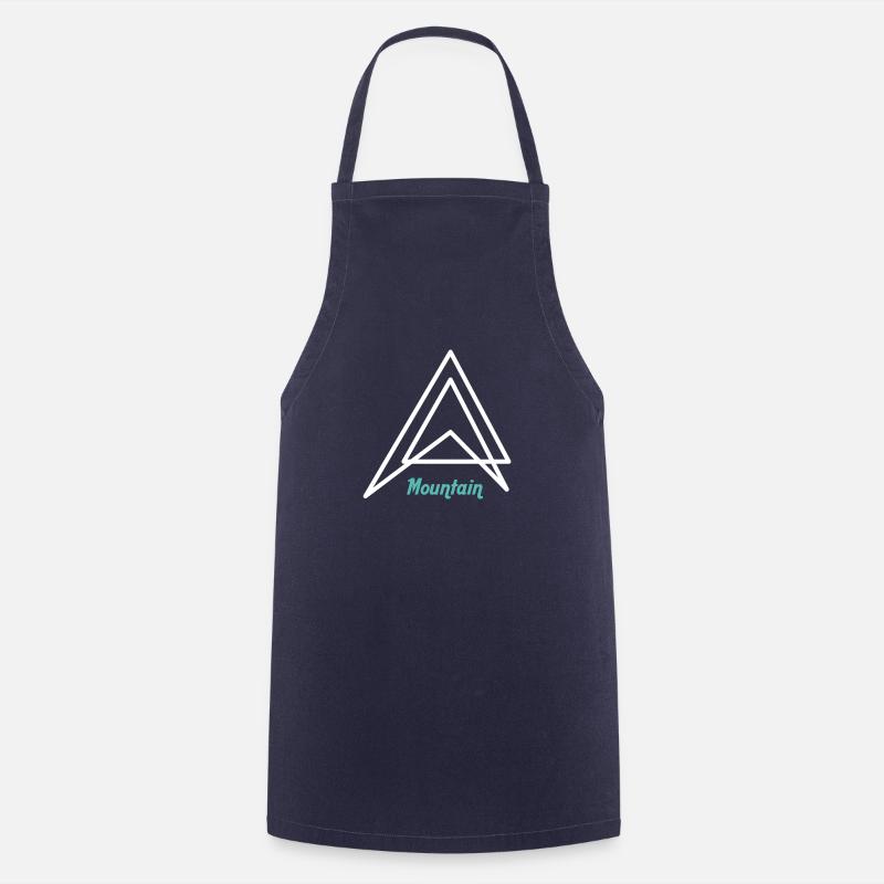 Feel the Mountain - Cooking Apron - navy