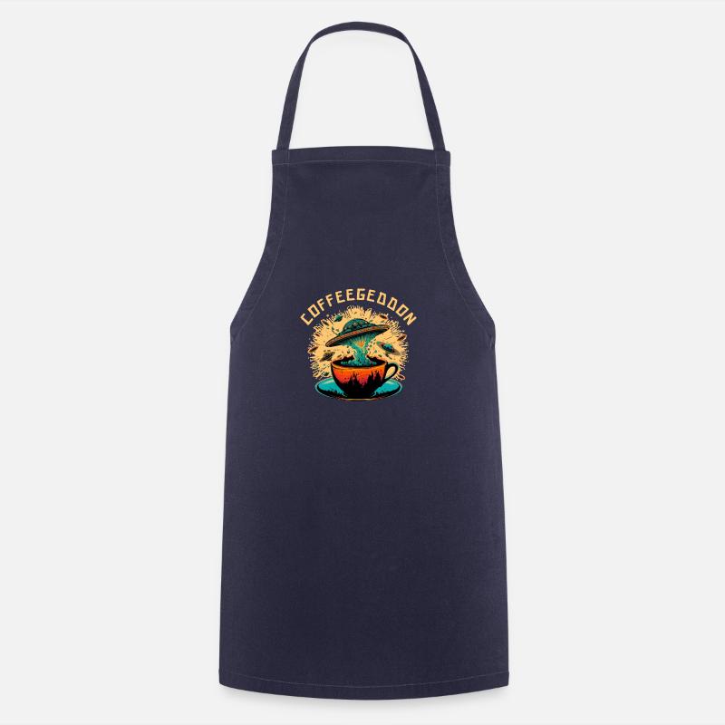 Coffeegeddon - Cooking Apron - navy
