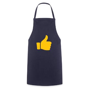 Pouce Levé - Tablier de cuisine - marine - Devant - AI Model Male 185 dark (185cm)