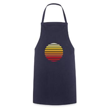 Sonnenaufgang - Tablier de cuisine - marine - Devant - AI Model Male 185 dark (185cm)