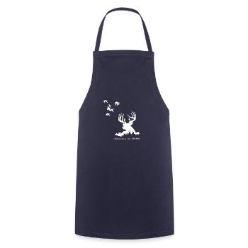 chasse - Tablier de cuisine - marine - Devant - AI Model Male 185 dark (185cm)