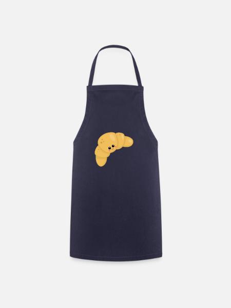 Croissant - Tablier de cuisine - marine