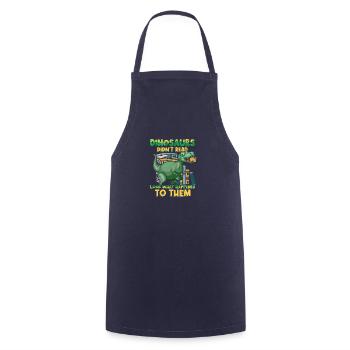Coole Dinosaurs Shirt Designs for Kids Must have - Kochschürze - Navy - Vorne - AI Model Male 185 dark (185cm)