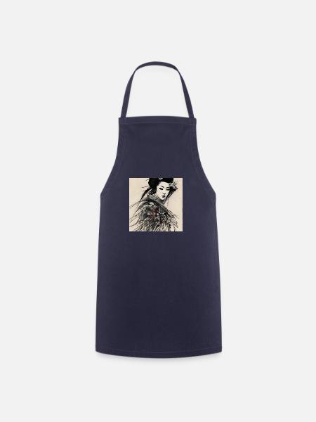 Geisha - Kochschürze - Navy