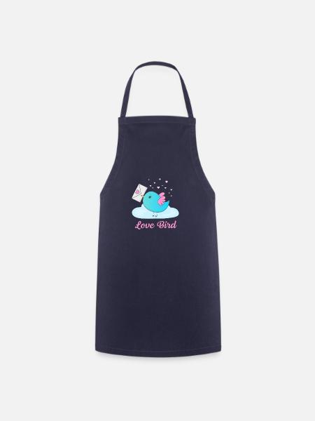 Love Bird - Kochschürze - Navy