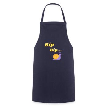 Impression Bip Bip - Des designs amusants - Tablier de cuisine - marine - Devant - AI Model Male 185 dark (185cm)