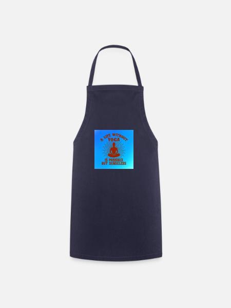 yogalife - Kochschürze - Navy
