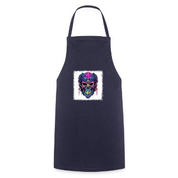 board skater birthday death heart anatomy joke - Kochschürze - Navy - Vorne - AI Model Male 185 dark (185cm)