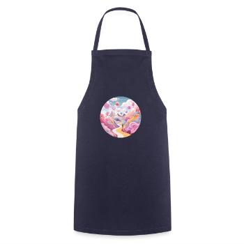 Magical Adventures: Whimsical Wanderer - Tablier de cuisine - marine - Devant - AI Model Male 185 dark (185cm)