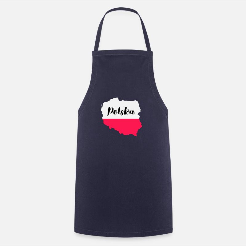 Pologne Polska - Tablier de cuisine - marine