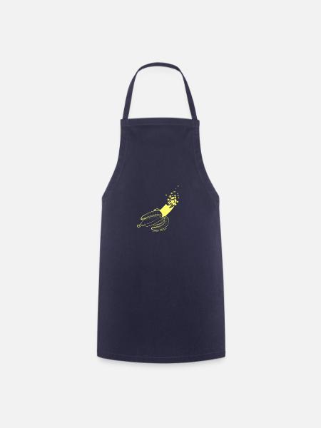 Kubiko Banane - Kochschürze - Navy