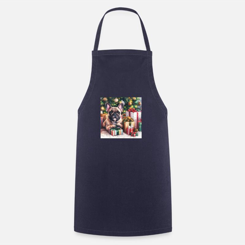 Matón de Navidad - Delantal de cocina - azul marino