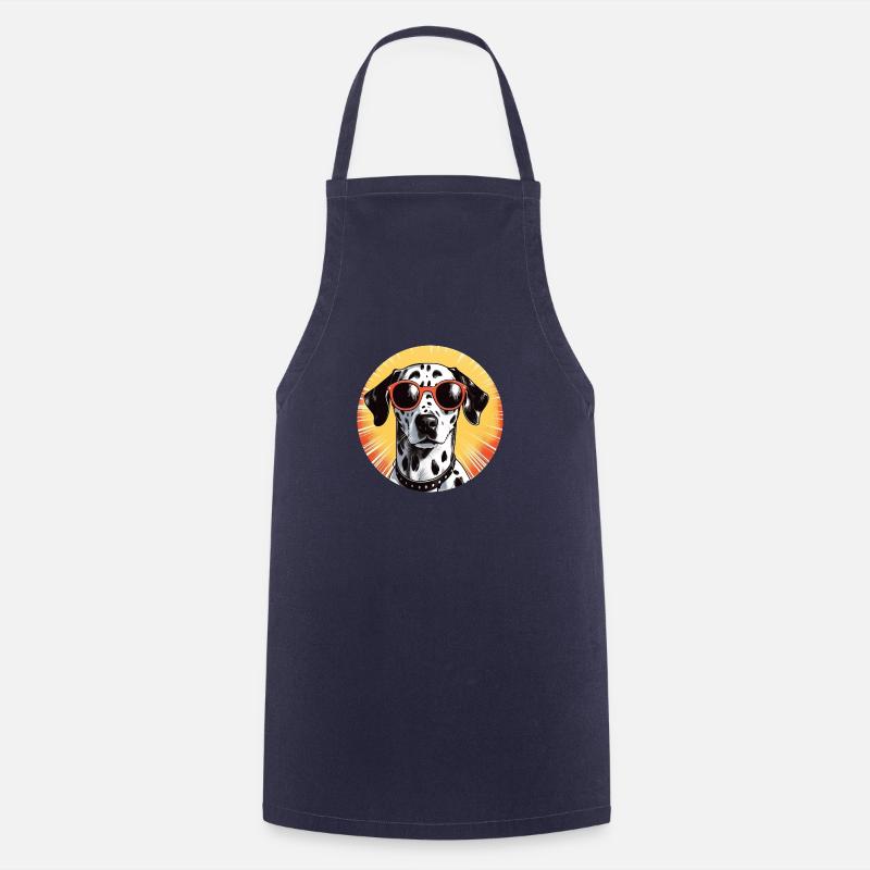 Dalmatiner - Kochschürze - Navy