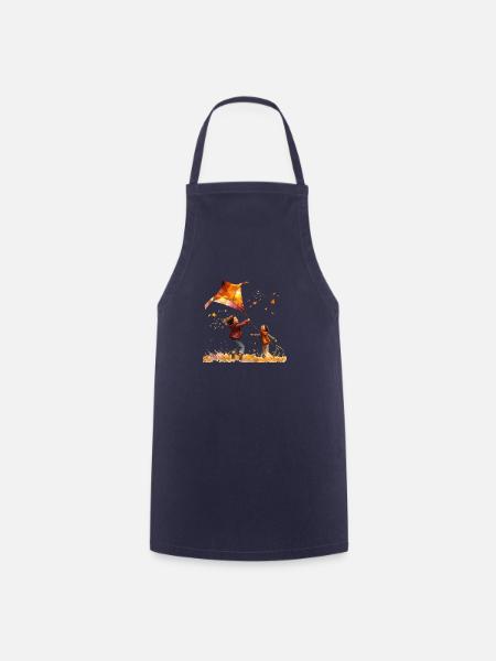 Soon flying kites like a pro - Cooking Apron - navy