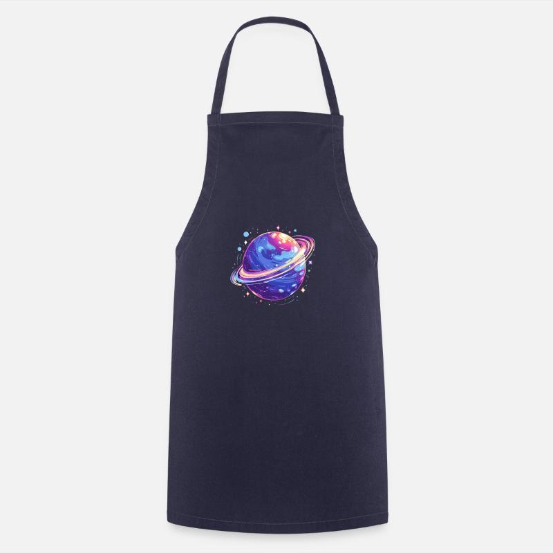 Planet - Cooking Apron - navy