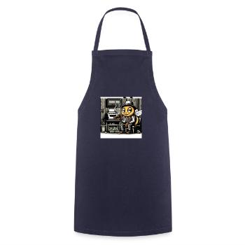 Habibi - Habeebee Gangster - Kochschürze - Navy - Vorne - AI Model Male 185 dark (185cm)